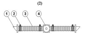 A ilustração demonstra o sistema de ventilação - válvula de cilindro para armazenamento de GNV (ventilada), presente na Portaria Inmetro nº 49/2010.
